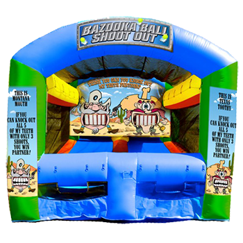 inflatable shooting gallery rental