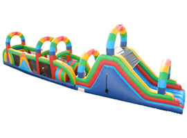 obstacle course bounce house
