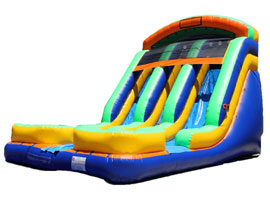 inflatable wet slide