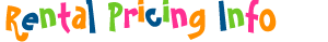 bounce house rental pricing