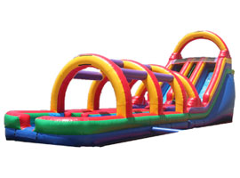 inflatable wet slide with slip and slide